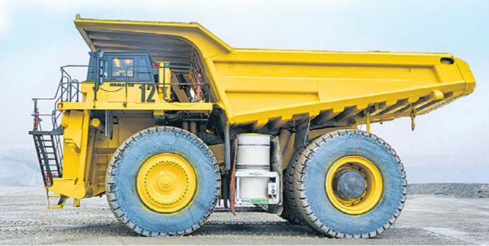 Новости партнёров: 186-тонные самосвалы Михеевского ГОКа переведены на двухтопливную систему с использованием СПГ
