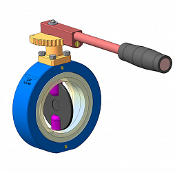 Затворы дисковые поворотные